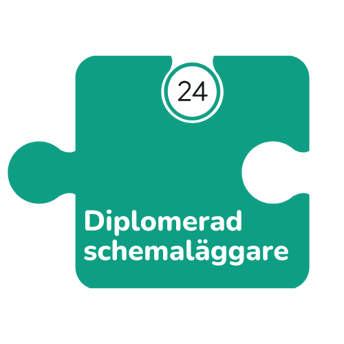 emblem Diplomerad schemaläggare 1